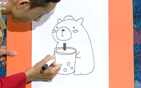 Cách vẽ chuột lang nước