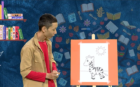 Cách vẽ con ngựa vằn