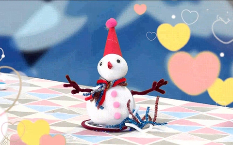 Làm người tuyết trang trí Giáng sinh