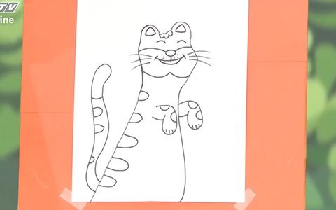 Cách vẽ con mèo