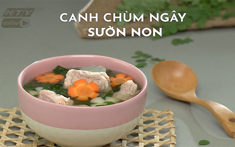 Canh chùm ngây sườn non
