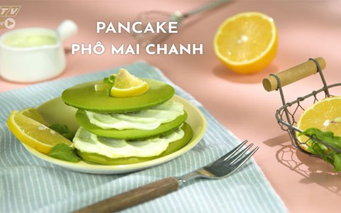 Pancake phô mai chanh