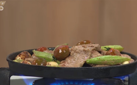 Bò áp chảo bản gang