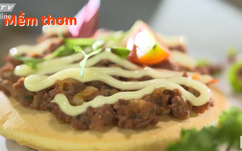 Pancake bò bằm