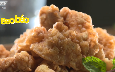 Ba rọi tẩm trứng chiên giòn