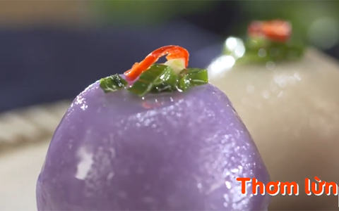 Bánh nếp nhân sò điệp