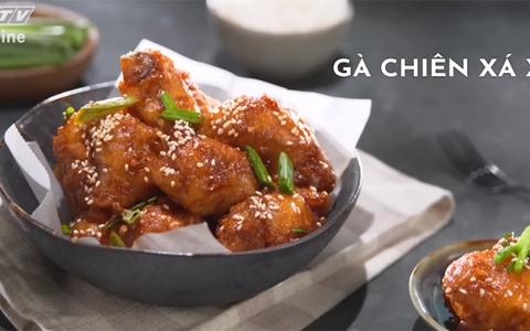 Gà chiên xá xị