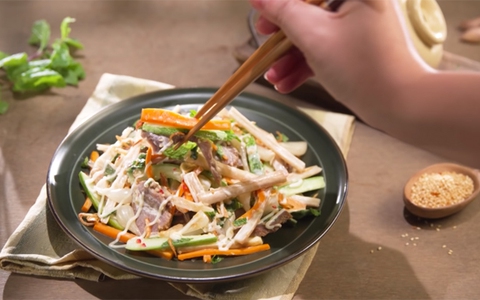 Lưỡi heo trộn kiệu chua ngọt