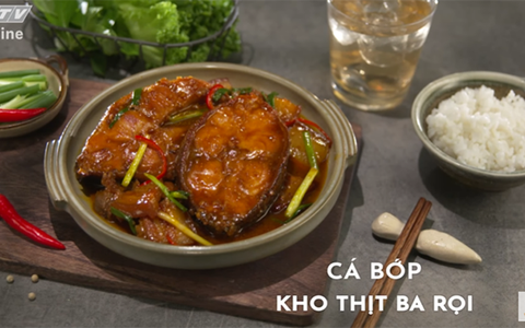 Cách làm cá bớp kho thịt ba rọi béo mềm