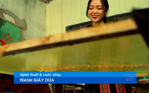 Câu chuyện của "Tranh giấy dừa"