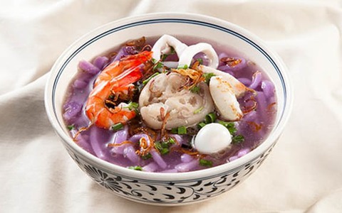 Bánh canh khoai tím