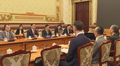 Phó Chủ tịch Ủy ban Nhân dân TP. Hồ Chí Minh Nguyễn Mạnh Cường tiếp Đoàn Đại biểu Nhật Bản