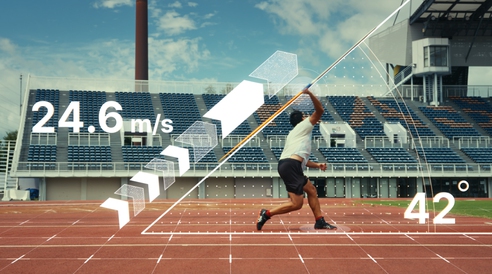 Công nghệ cảm biến mới ở môn ném lao