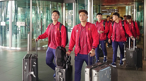 U23 Việt Nam đặt chân đến Qatar