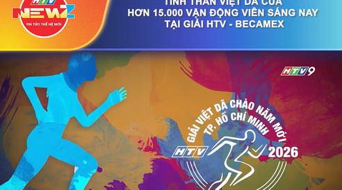 Tinh thần việt dã của hơn 15.000 vận động viên sáng nay tại giải HTV - Becamex