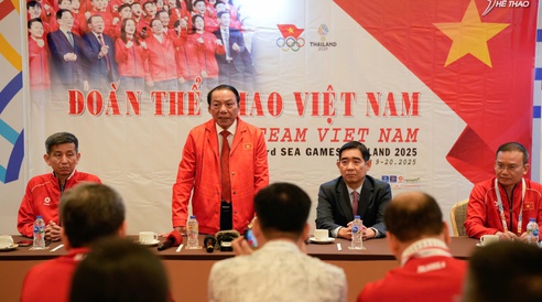 Bộ trưởng Nguyễn Văn Hùng tiếp sức Đoàn Thể thao Việt Nam tại SEA Games 33