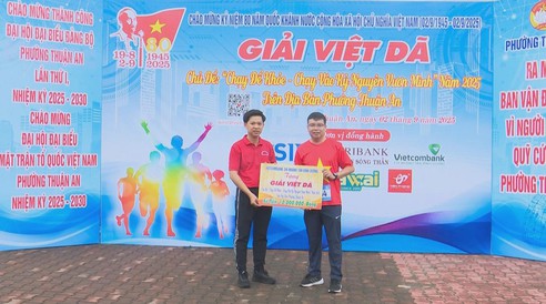 Phường Thuận An tổ chức Giải Việt dã “Chạy để khỏe - Chạy vào kỷ nguyên vươn mình”