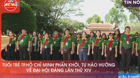 Tuổi trẻ TP. Hồ Chí Minh phấn khởi, tự hào hướng về Đại hội Đảng lần thứ XIV