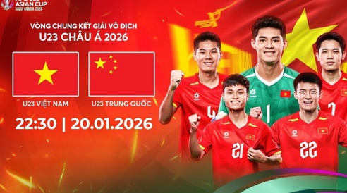 Link trực tiếp U23 Việt Nam - U23 Trung Quốc