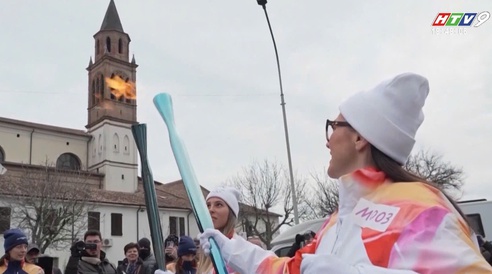 Rước đuốc Olympic tiếp tục hành trình xuyên nước Ý