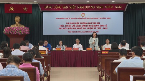 TP. Hồ Chí Minh thống nhất danh sách sơ bộ người ứng cử Đại biểu Quốc hội Khóa XVI