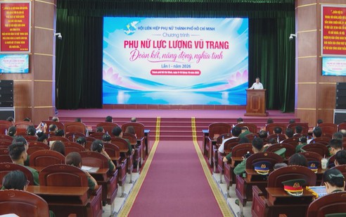 Lan tỏa tinh thần đoàn kết, nghĩa tình của phụ nữ lực lượng vũ trang tại TP. Hồ Chí Minh