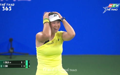 Tay vợt chủ nhà Han Shi gây bất ngờ tại WTA 1000 Vũ Hán