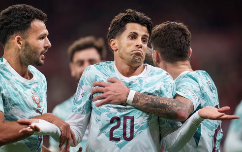 Bồ Đào Nha thắng đậm Đan Mạch dù vắng Ronaldo