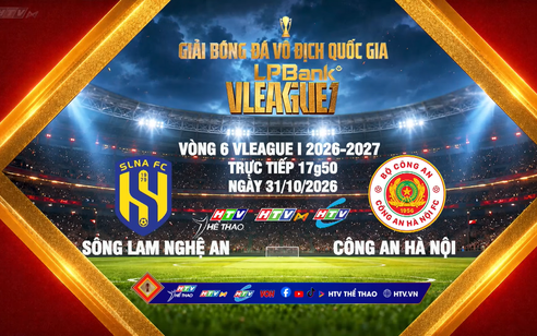 Vòng 6 V-League 1 - 17g50 cuối tuần trên HTV Thể thao