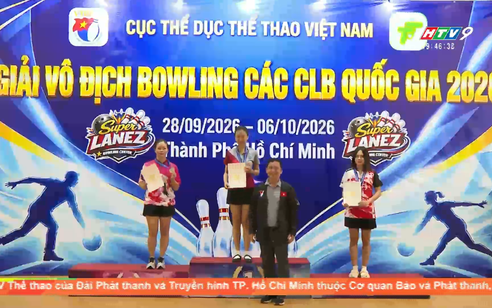 TP. Hồ Chí Minh xếp thứ hai Giải Bowling các CLB mạnh