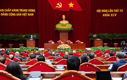 Thông cáo báo chí về ngày làm việc thứ tư và bế mạc Hội nghị Trung ương 4 khoá XIV