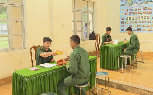 Lâm Đồng hoàn thành bầu cử sớm tại các đơn vị biên phòng