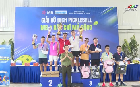 Sôi nổi giải Pickleball MB và Báo chí mở rộng lần thứ nhất năm 2026