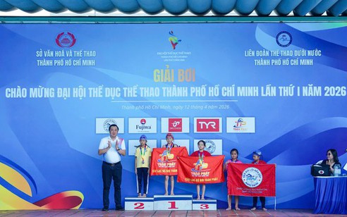 Giải bơi TP. Hồ Chí Minh lan tỏa phong trào thể thao cộng đồng