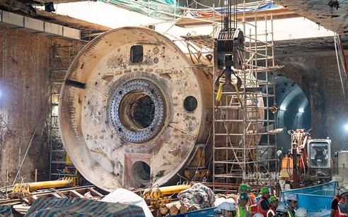 Metro Nhổn - Ga Hà Nội: Chính thức xuyên hầm toàn tuyến