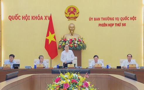 Khai mạc phiên họp thứ 56 của Ủy ban Thường vụ Quốc hội