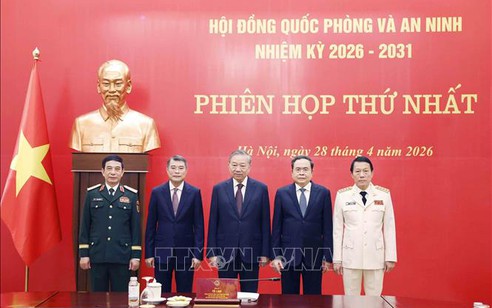 Phiên họp thứ nhất Hội đồng Quốc phòng và An ninh nhiệm kỳ 2026 - 2031