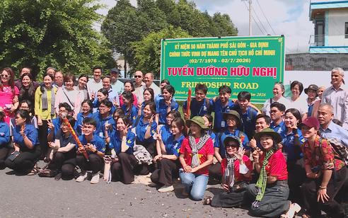 TP. Hồ Chí Minh khánh thành “Tuyến đường Hữu nghị”