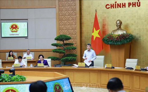 Thủ tướng Lê Minh Hưng chủ trì Phiên họp Chính phủ chuyên đề về xây dựng pháp luật