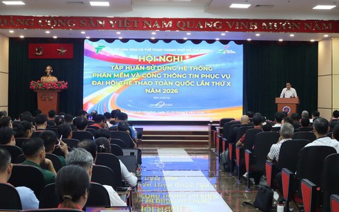 Tập huấn phần mềm phục vụ Đại hội Thể thao toàn quốc lần thứ X