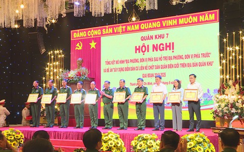 Tổng kết mô hình “Địa phương, đơn vị phía sau hỗ trợ địa phương, đơn vị phía trước” sau 7 năm triển khai