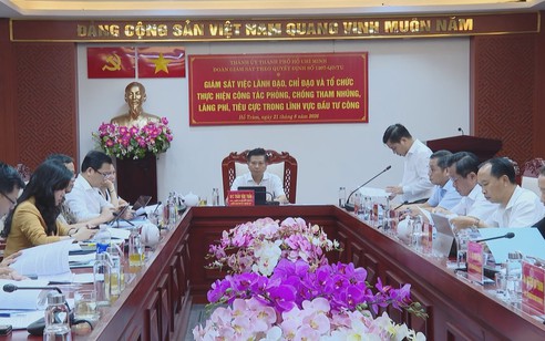 Xã Hồ Tràm tăng cường kiểm soát, đẩy nhanh giải ngân đầu tư công