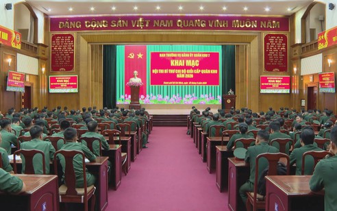 Quân khu 7 khai mạc Hội thi Bí thư chi bộ giỏi năm 2026