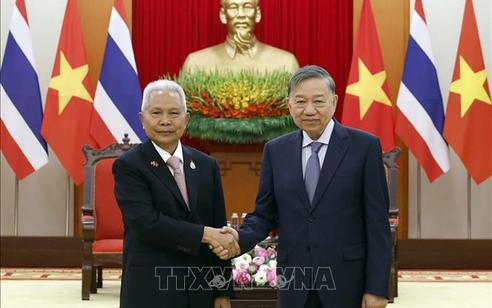 Tổng Bí thư, Chủ tịch nước tiếp Chủ tịch Quốc hội kiêm Chủ tịch Hạ viện Thái Lan