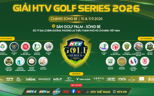 Trực tiếp: Lễ khai mạc và thi đấu ngày 1 | Giải HTV Golf Series 2026 chặng Sông Bé | 10/09/2026