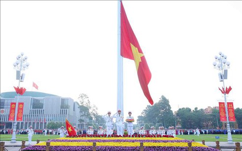 Trang nghiêm Lễ Thượng cờ mừng 81 năm Quốc khánh 2/9