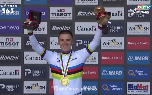Remco Evenepoel lần thứ 4 liên tiếp vô địch thế giới