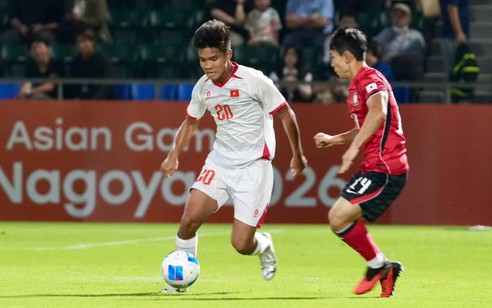 U23 Việt Nam dừng bước ở tứ kết ASIAD 2026