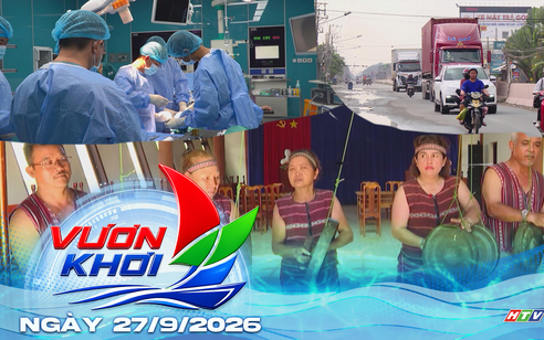 Gỡ điểm nghẽn, đẩy nhanh tiến độ đường ĐT744 | Vươn Khơi - Ngày 27/9/2026