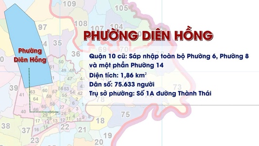 Quận 10 sáp nhập 11 phường thành 3 phường mới